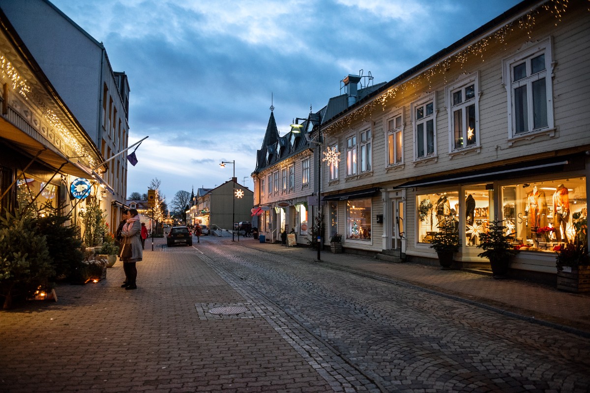 Gata i Kungsbackas innerstad