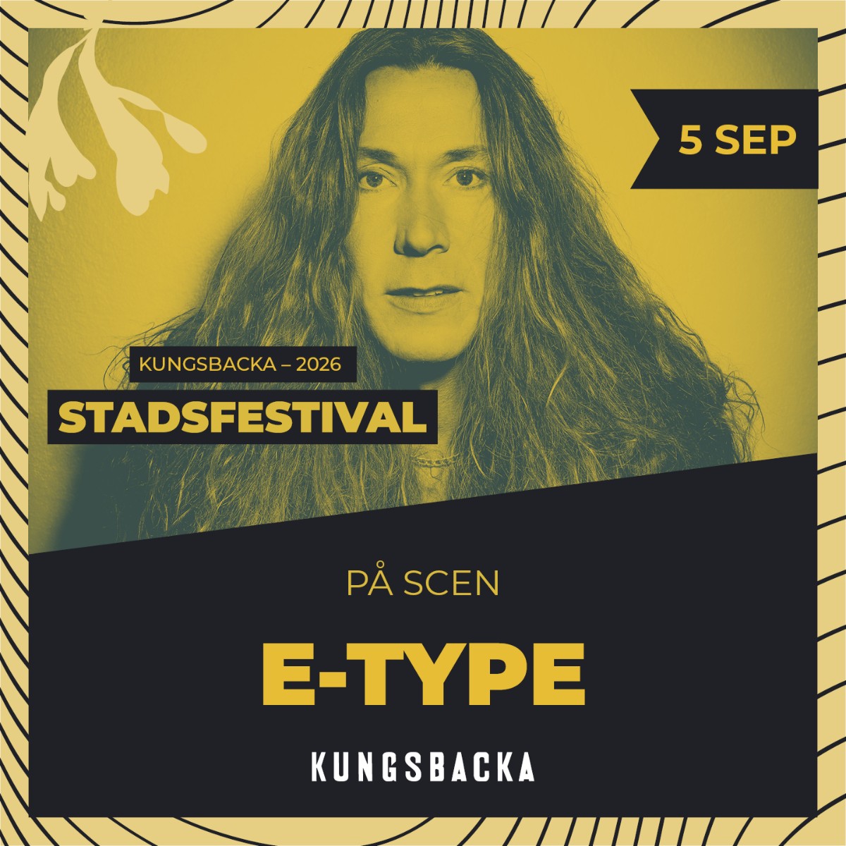 Affisch för Kungsbacka stadsfestival